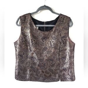 Vintage Baroque Sleeveless Top
